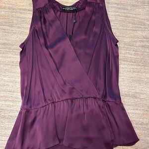 Alice & Trixie Women's plum Sleeveless Top